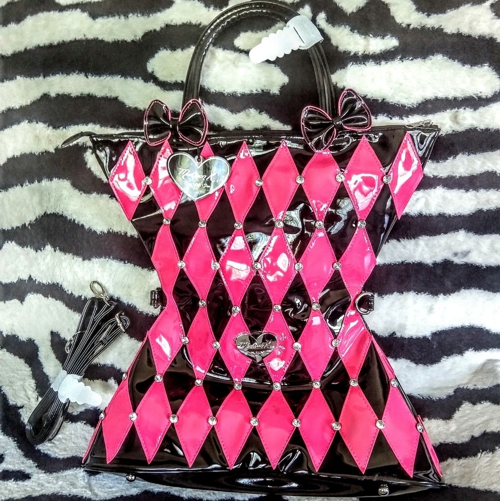 🖤 Madison K Large Funky Shopper Pink 👛